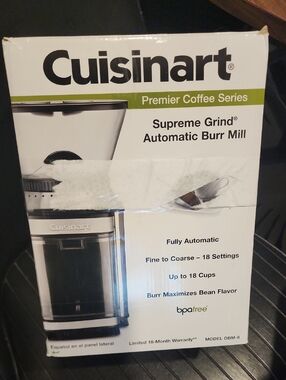 Cuisinart Supreme Grind Automatic Burr Mill - Silver/Black